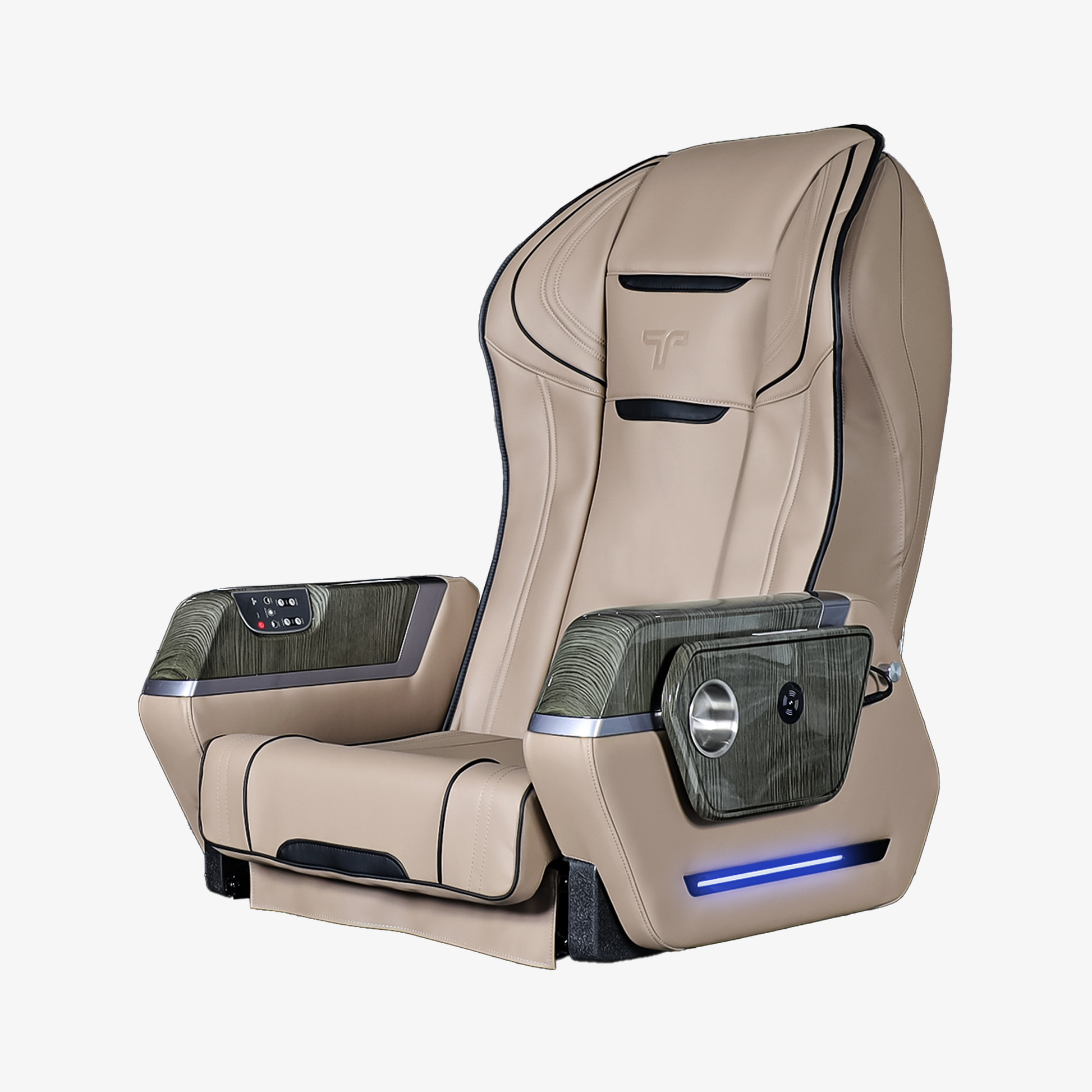 T-spa trident massage chair - taupe