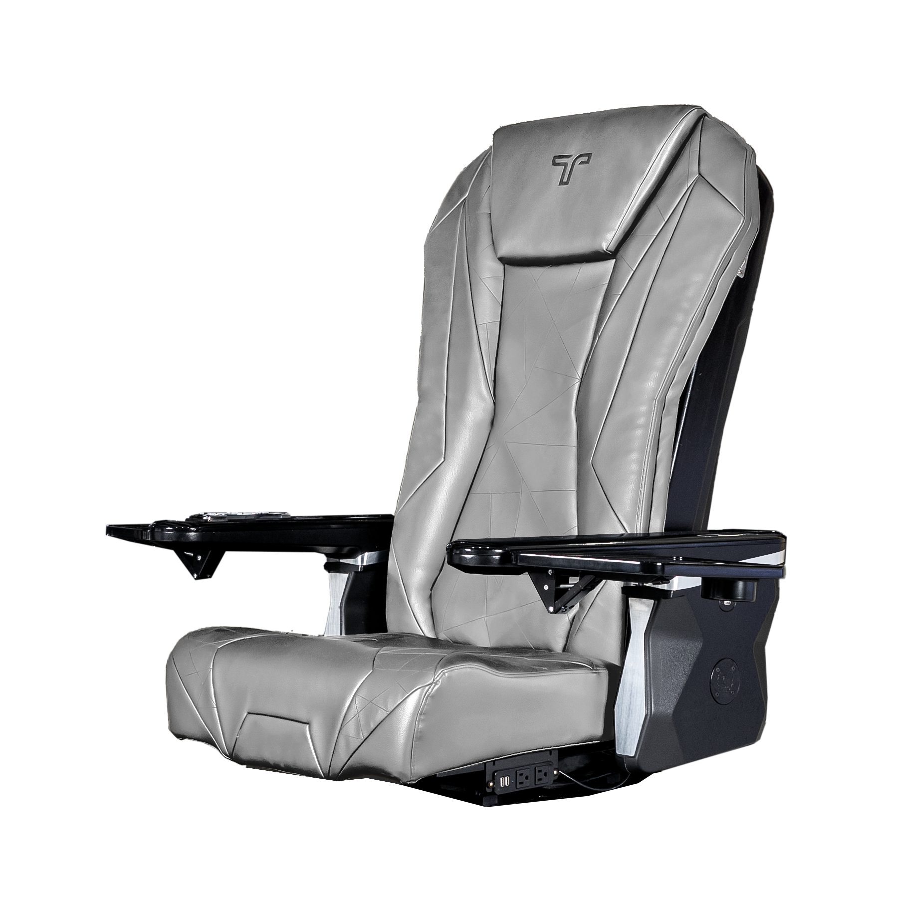 T-spa triumph massage chair - grey