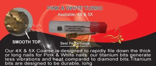 TODAY'S Carbide Turbo - 4X Coarse Smooth Top 3/32 Large Barrel