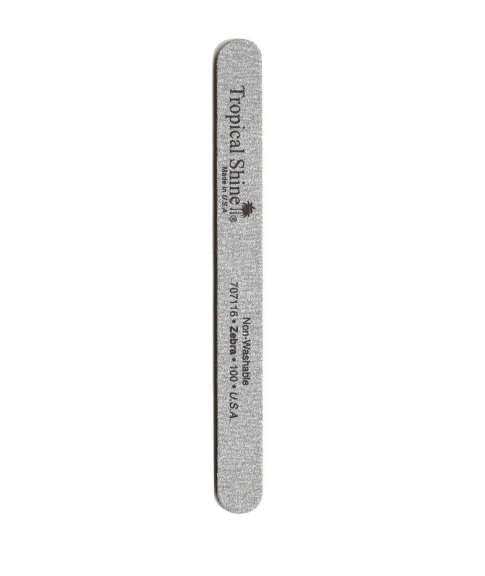 Tropical shine nail file zebra 100/100 50/pk
