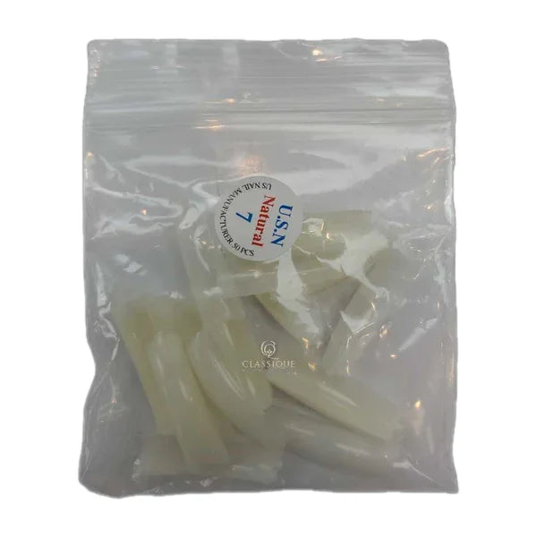 Usn tips natural ii 10/pack - nail tipss