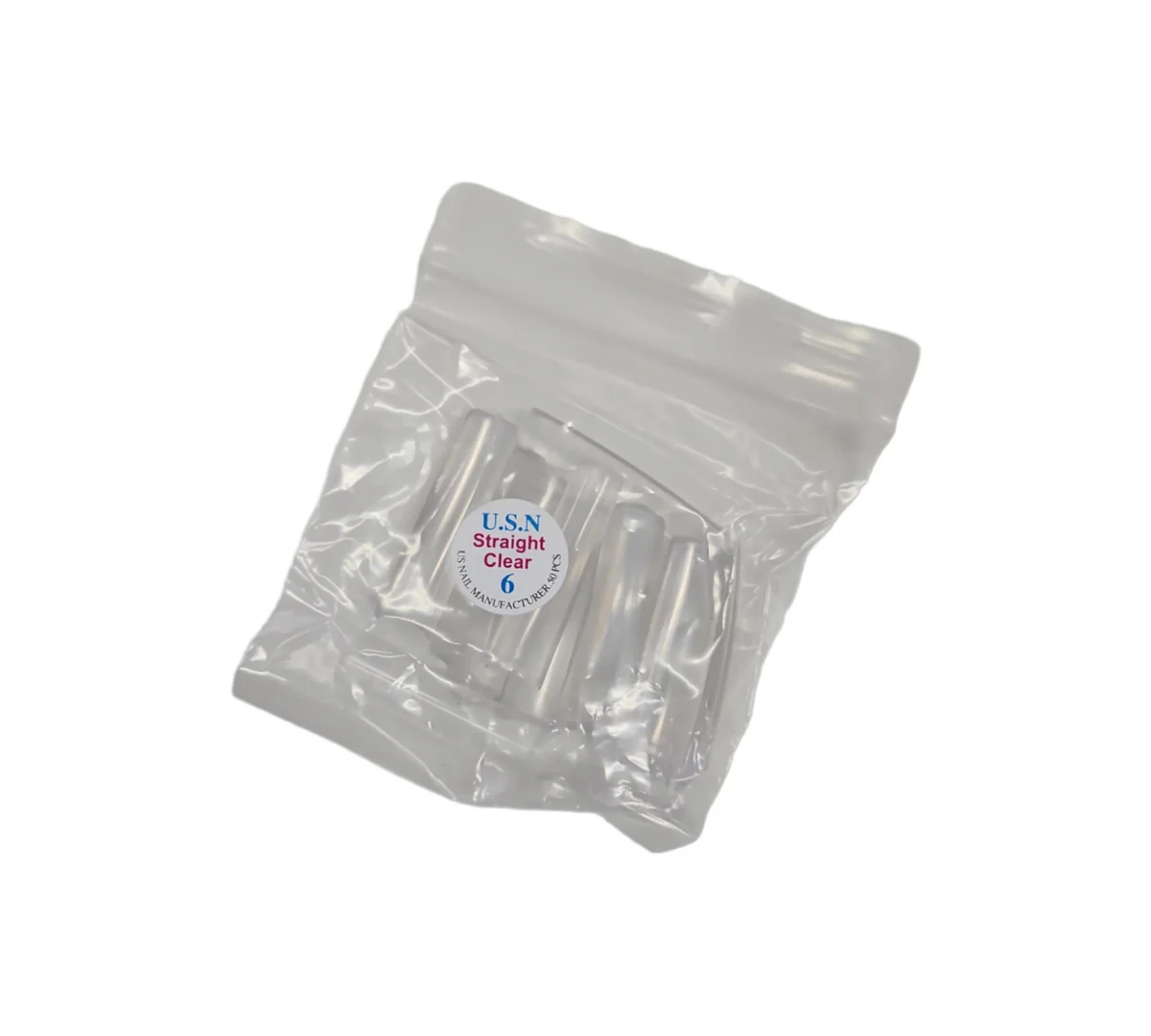 #06 USN Tips Straight - Clear 10/pack