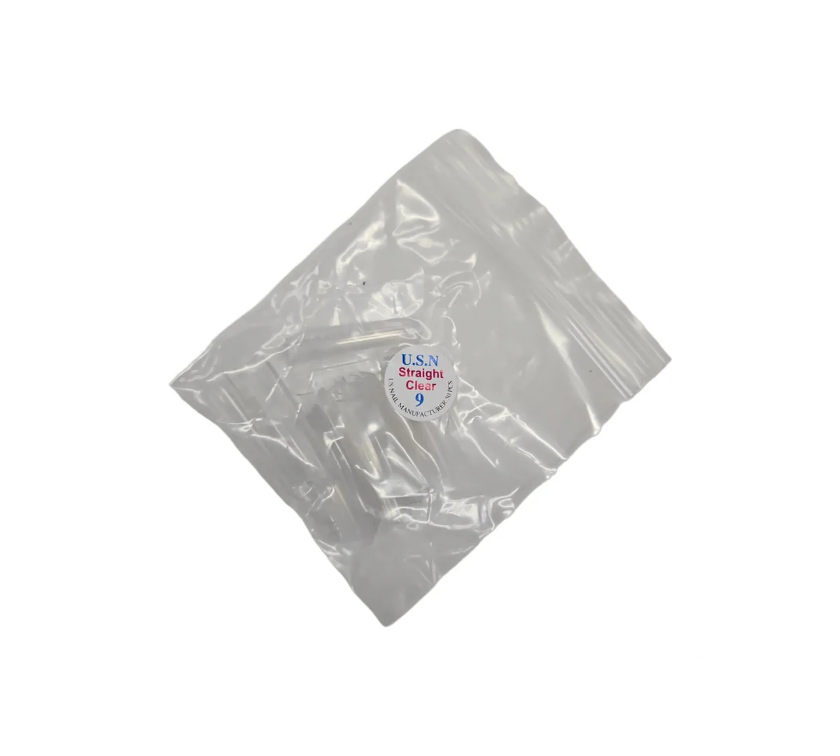 #09 USN Tips Straight - Clear 10/pack