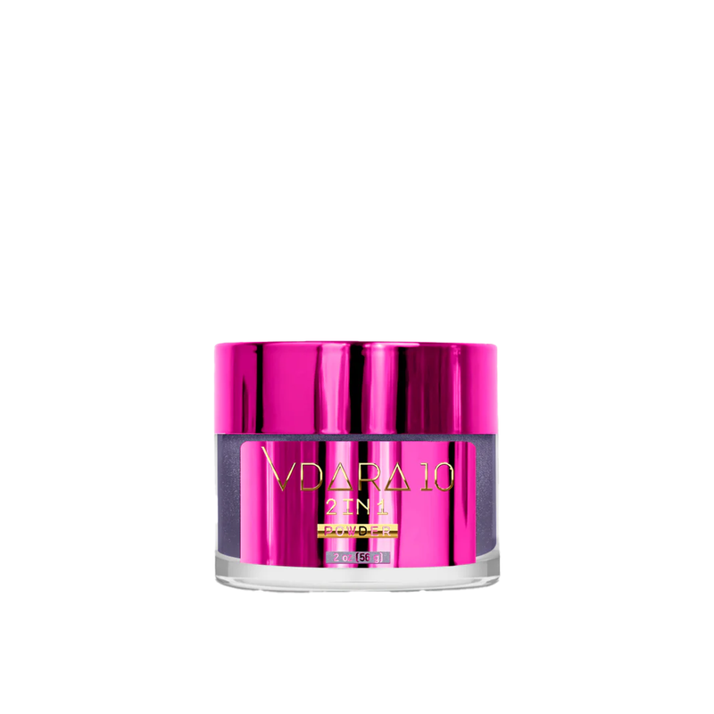 Vdara 2 in 1 powder 128 plum harvest - dip polish