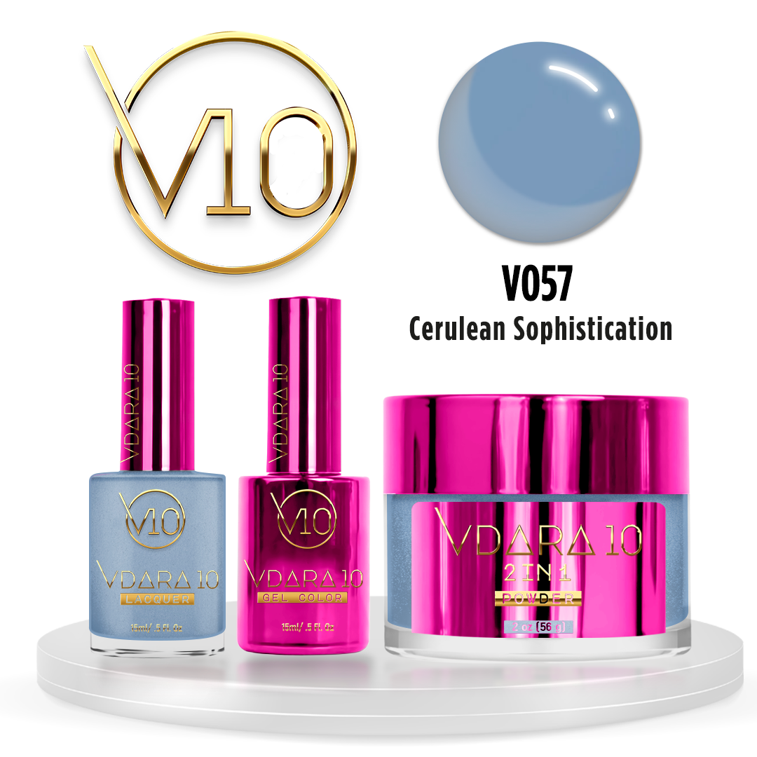 Vdara trio 057 cerulean sophistication - nail trio