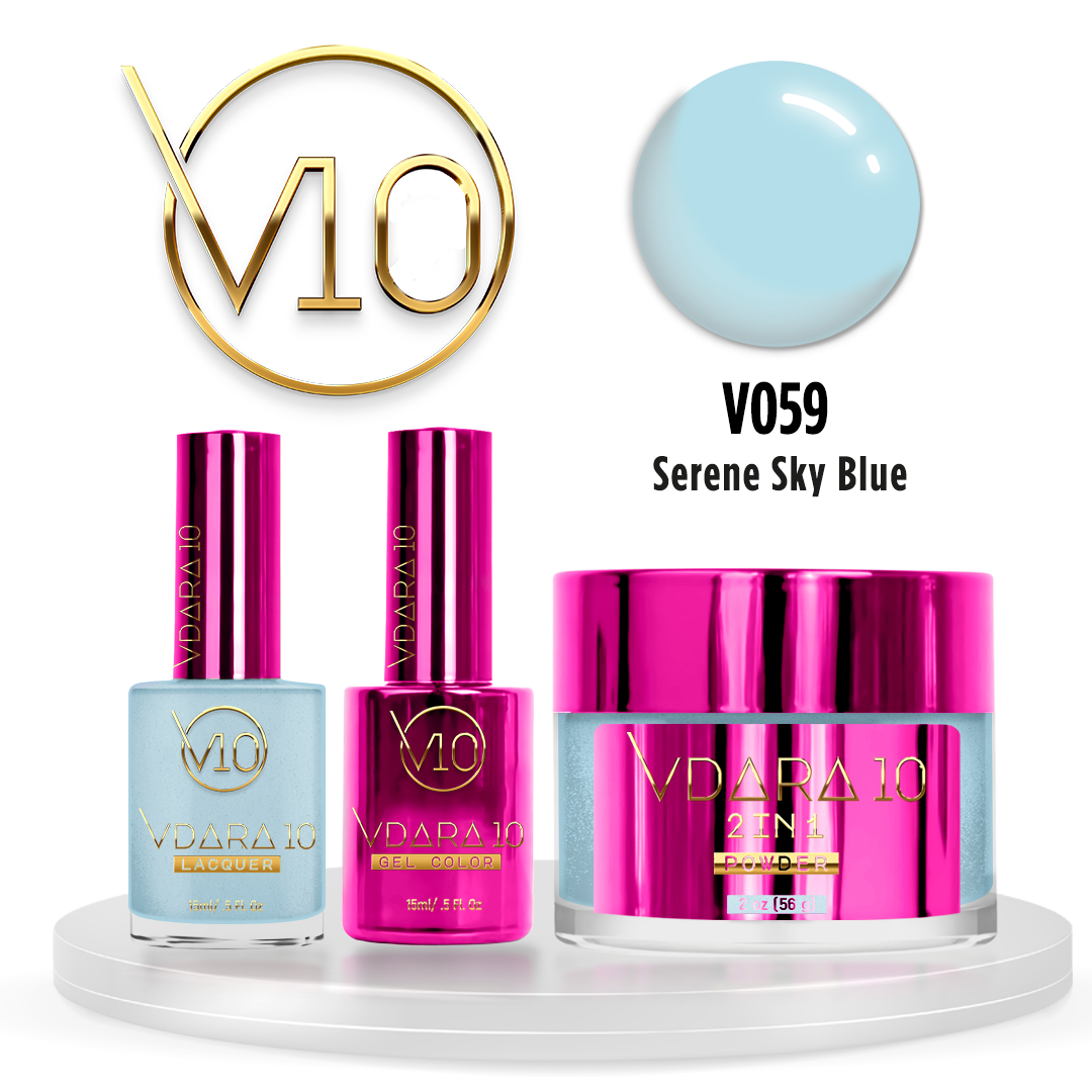 Vdara trio 059 serene sky blue - nail trio