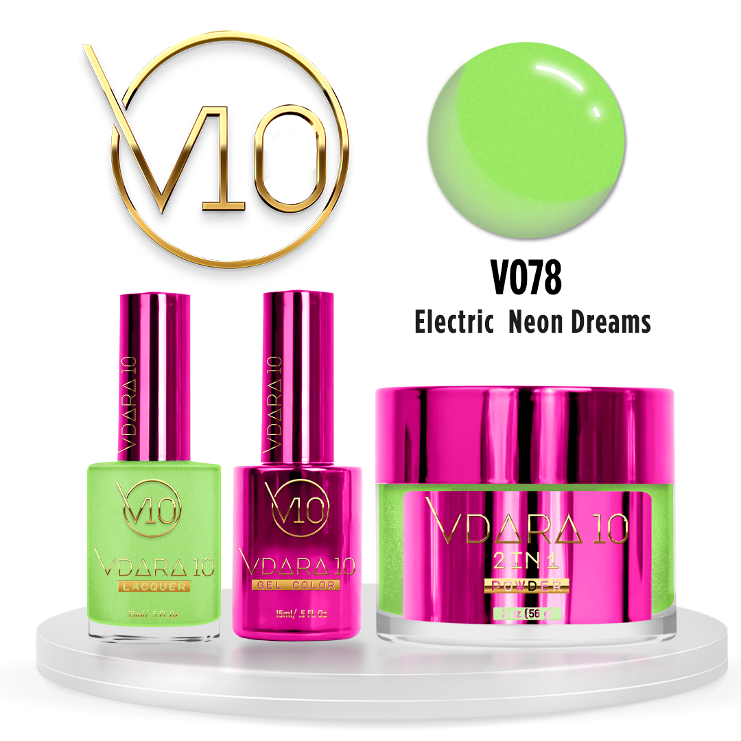 Vdara trio 078 electric neon dreams - nail trio