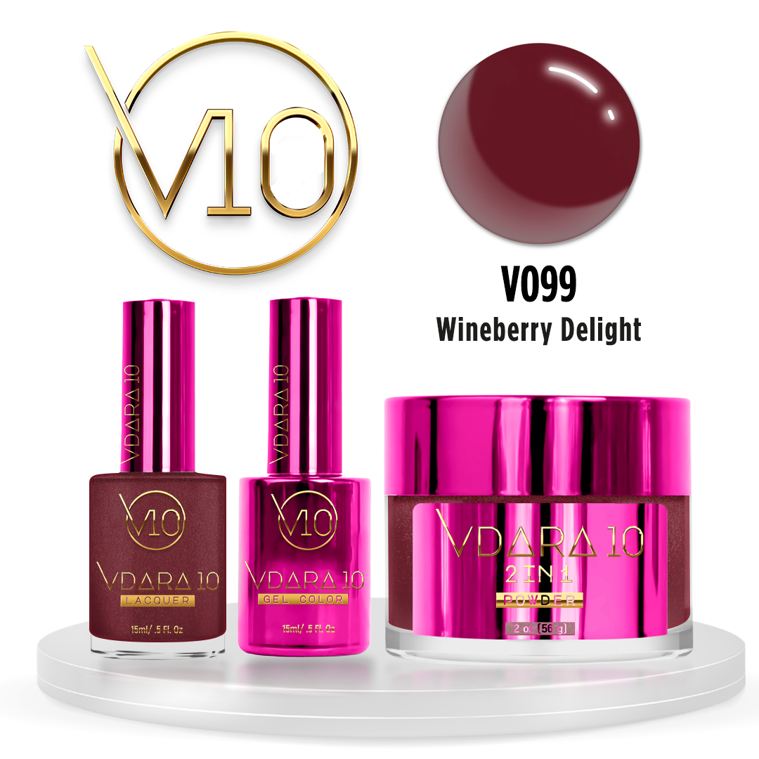 Vdara trio 099 wineberry delight - nail trio