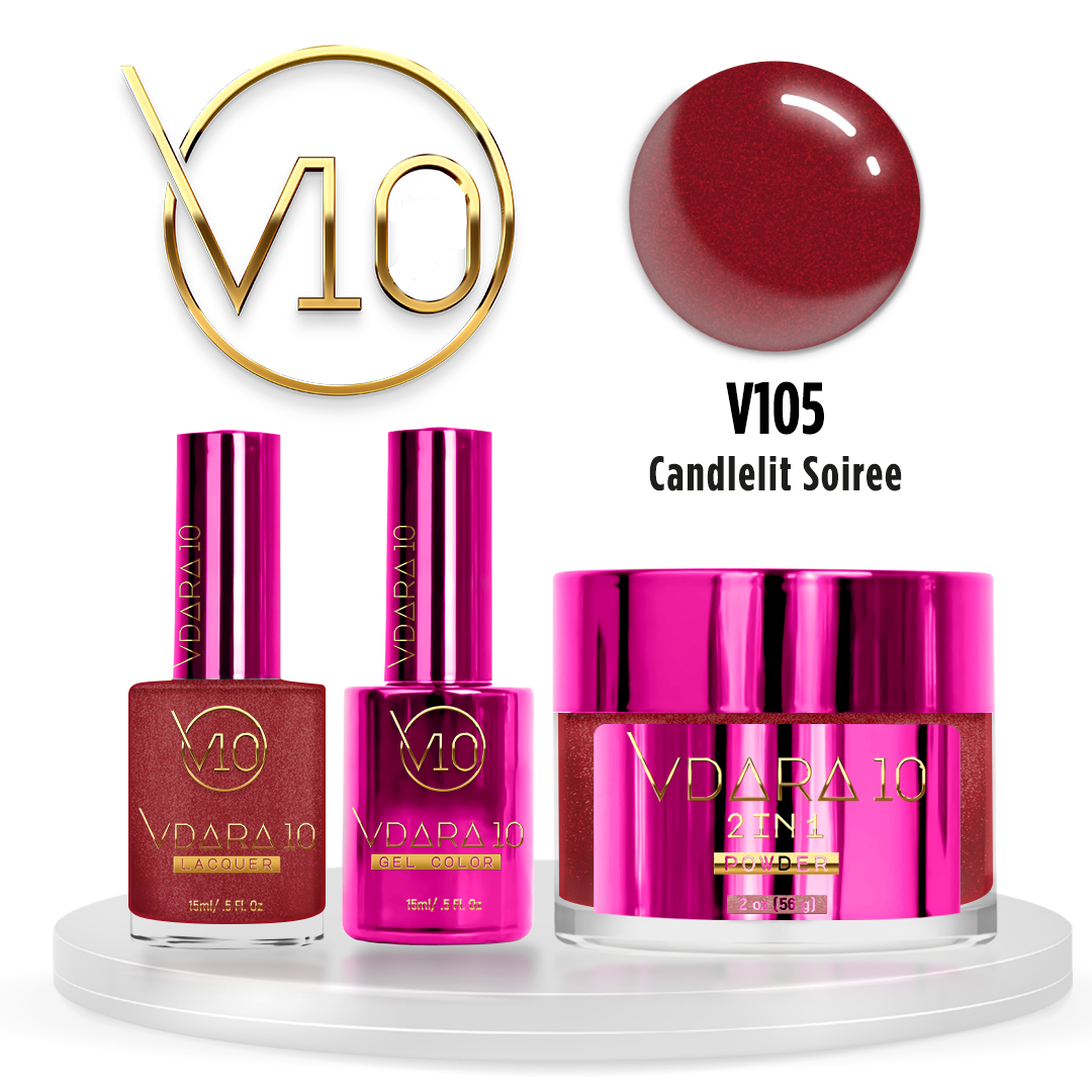 Vdara trio 105 candlelit soiree - nail trio