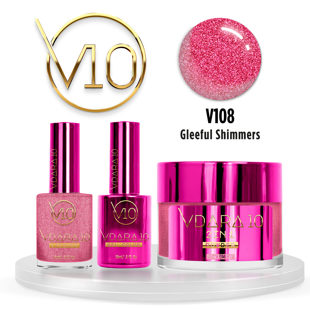 Vdara trio 108 gleeful shimmers - nail trio