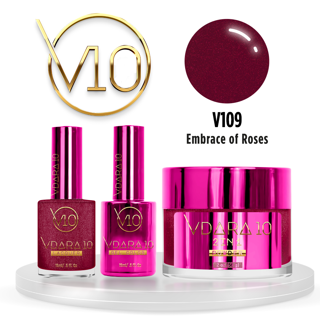 Vdara trio 109 embrace of roses - nail trio