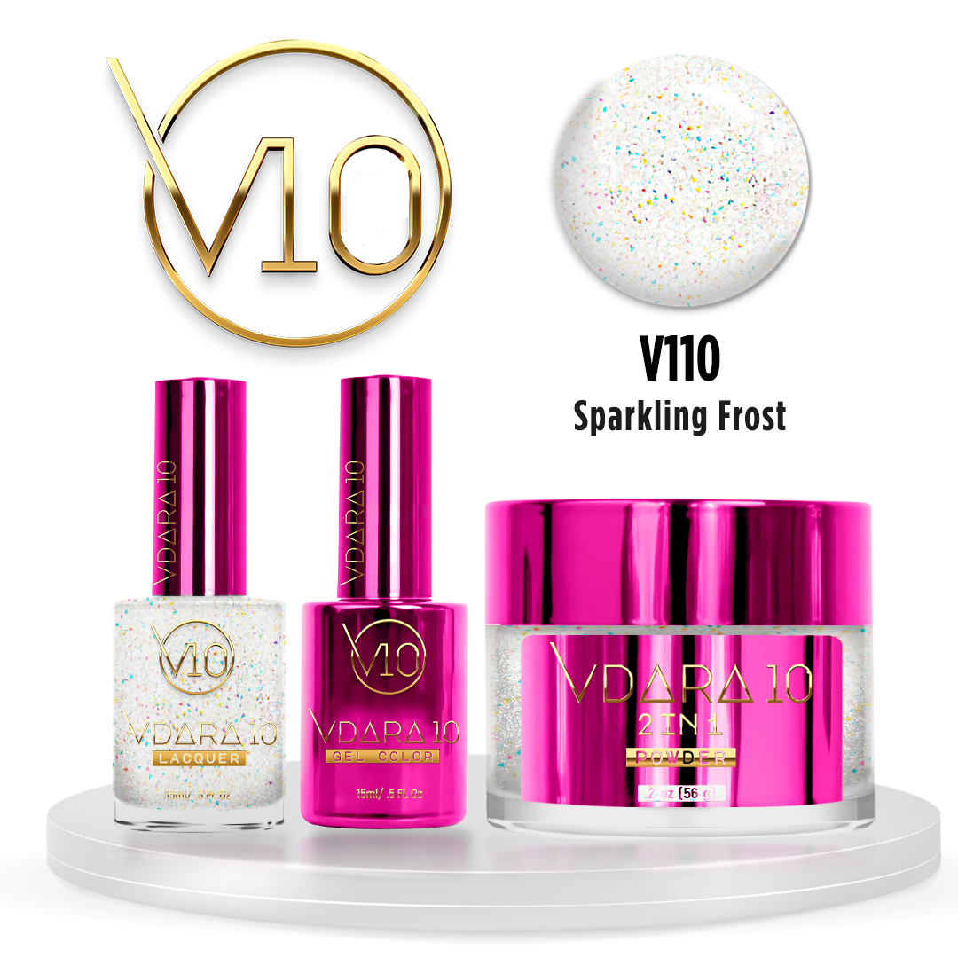 Vdara trio 110 sparkling frost - nail trio