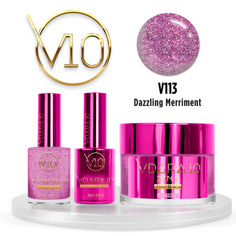 Vdara trio 113 dazzling merriment - nail trio