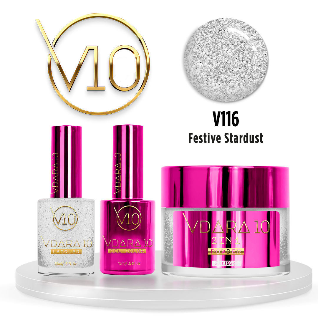 Vdara trio 116 festive stardust - nail trio
