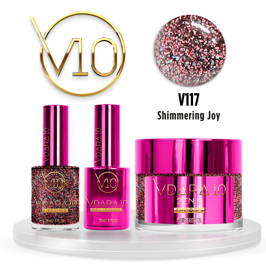 Vdara trio 117 shimmering joy - nail trio