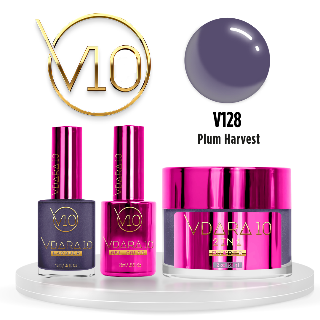 Vdara trio 128 plum harvest - nail trio