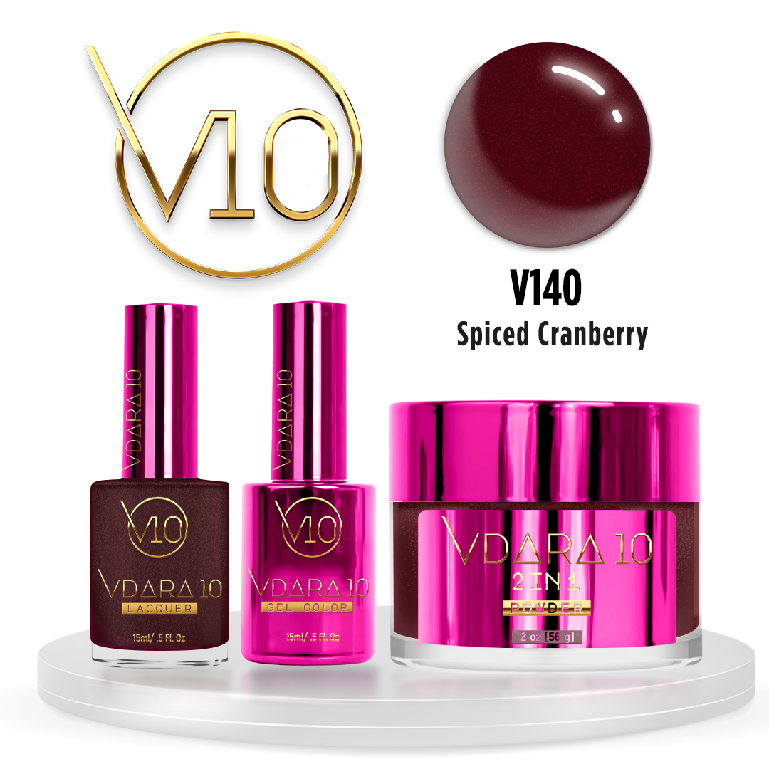 Vdara trio 140 spiced cranberry - nail trio