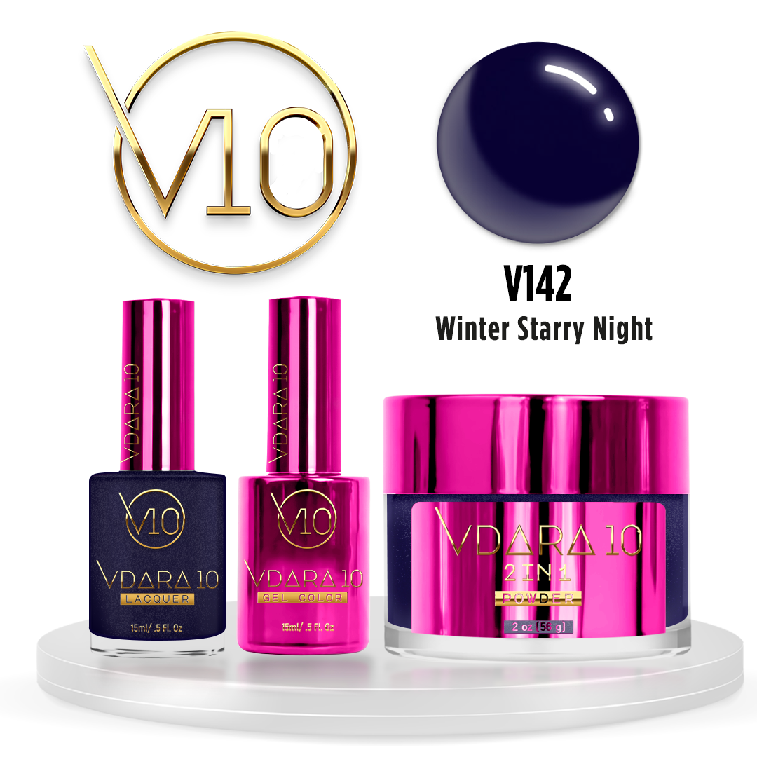 Vdara trio 142 winter starry night - nail trio
