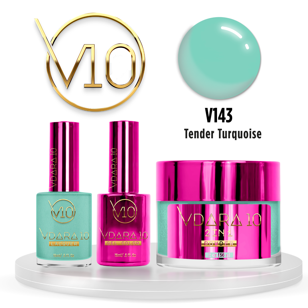 Vdara trio 143 tender turquoise - nail trio