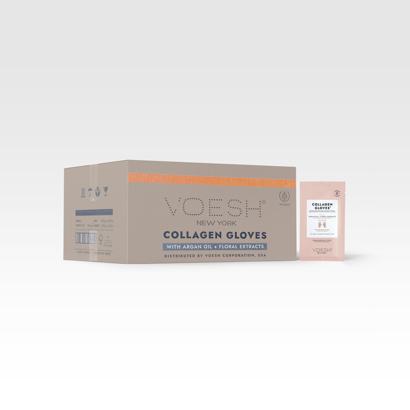 Voesh collagen mask gloves - 100/box - argan oil & floral