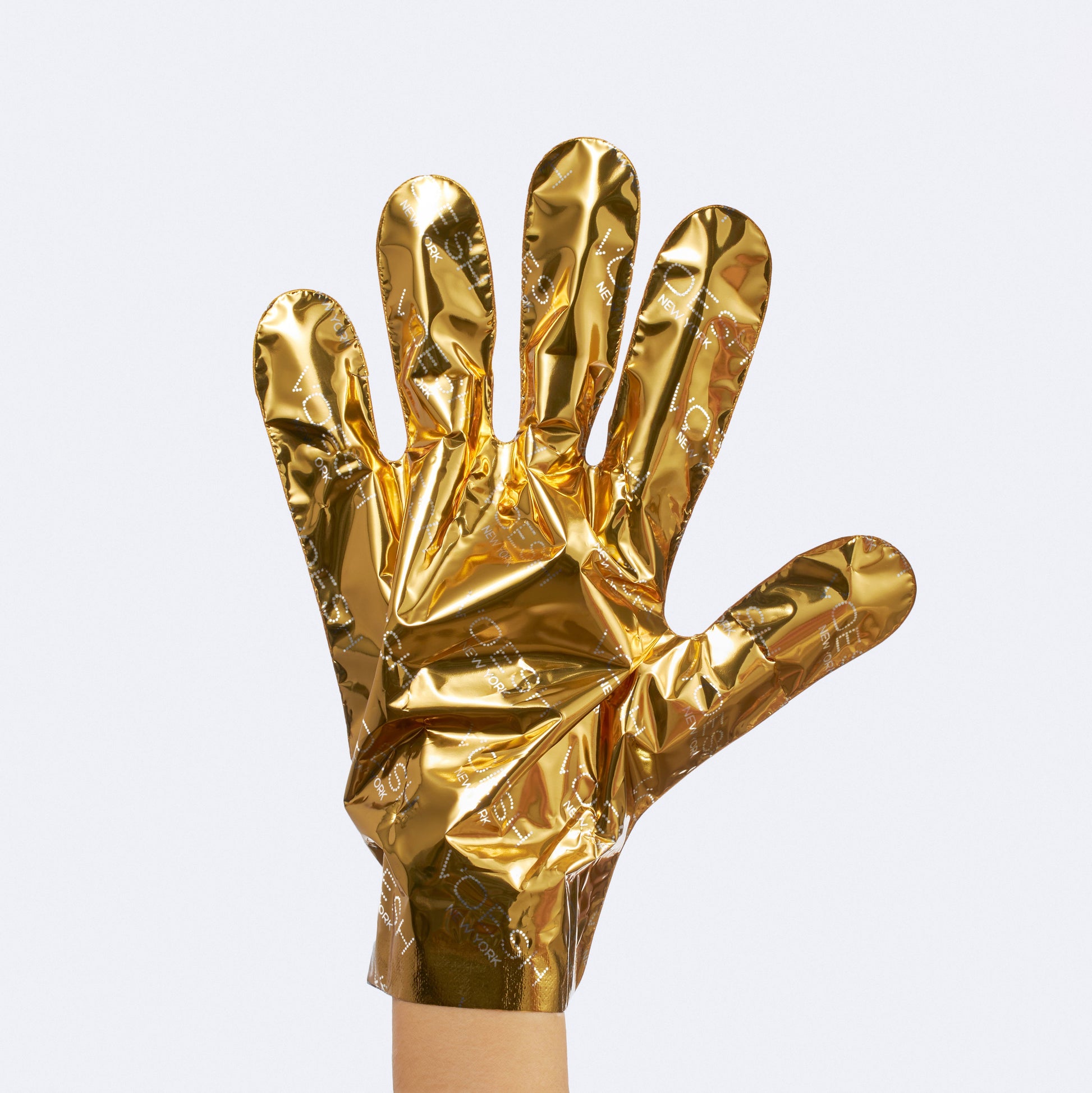Voesh collagen mask gloves - imperial 24k gold 60/box