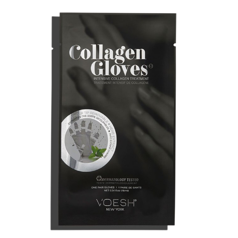 Voesh collagen mask gloves - single - mint & botanical
