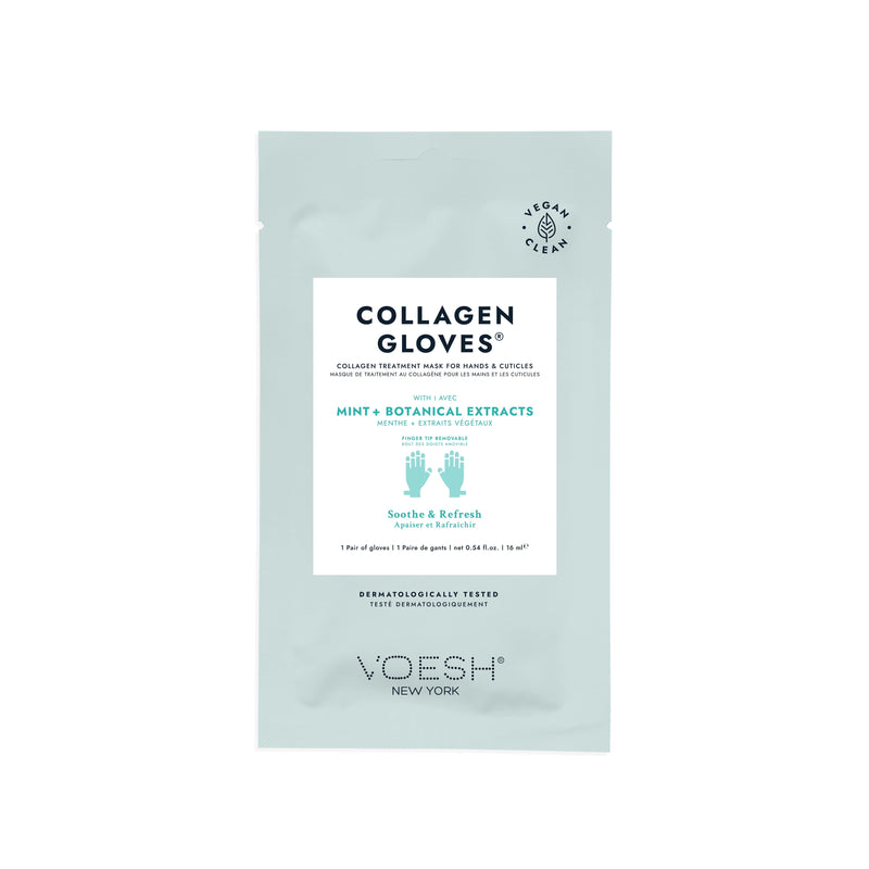 Voesh collagen mask gloves - single - spa treatment