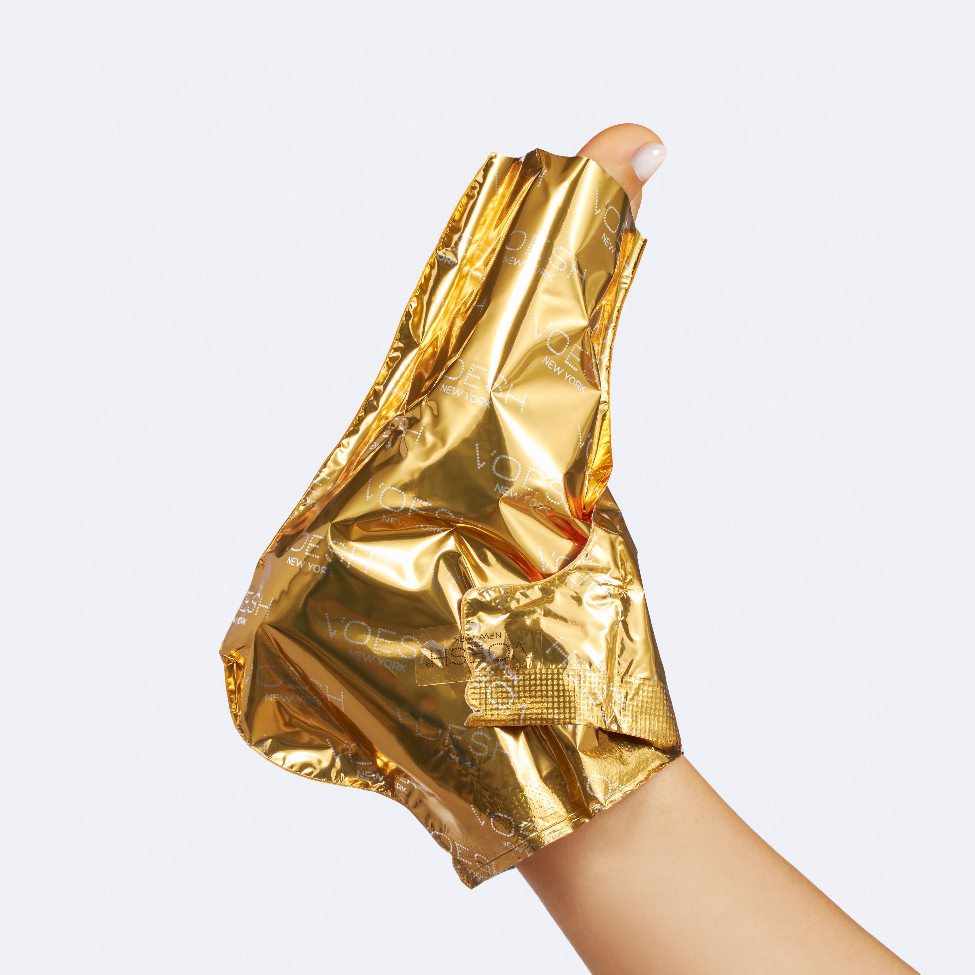 Voesh collagen mask socks - 24k gold single - socks