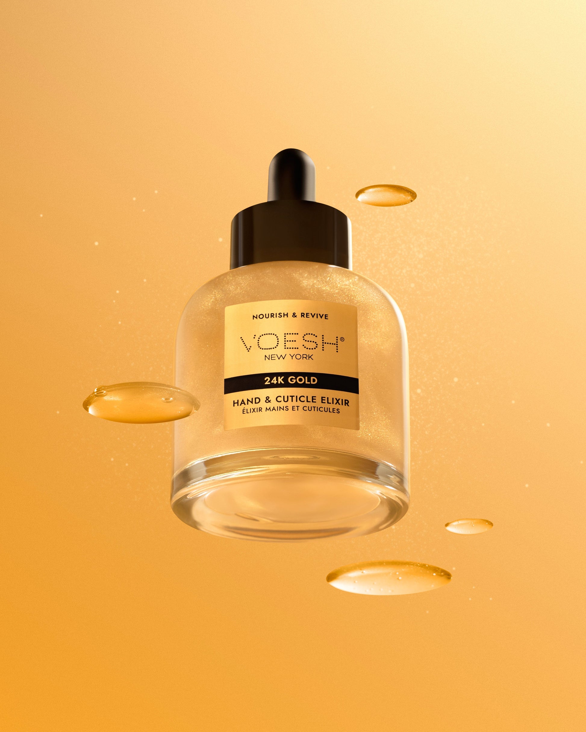 Voesh hand & cuticle elixir - 24k gold single - spa