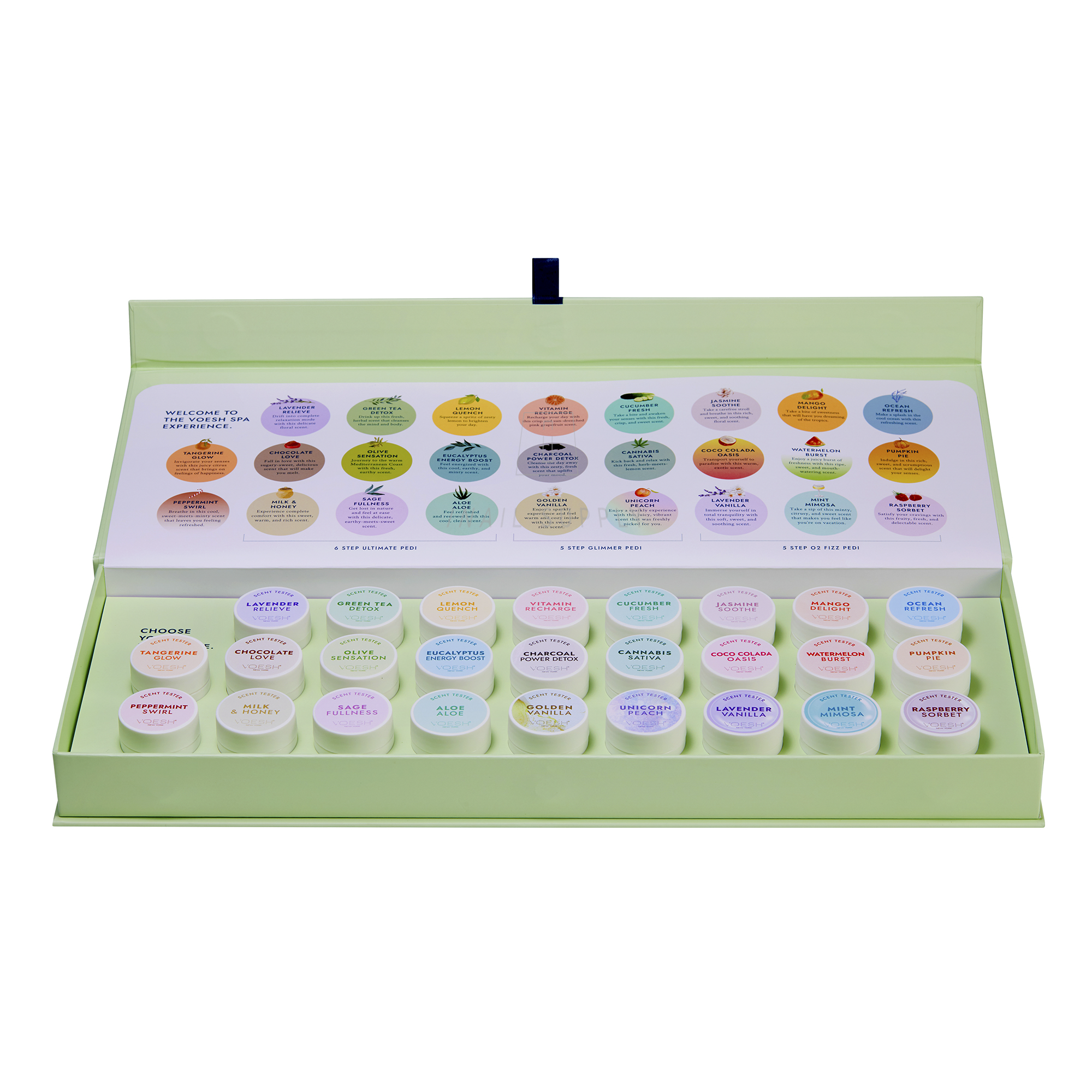 Voesh large scent menu box (26 scents) - menu