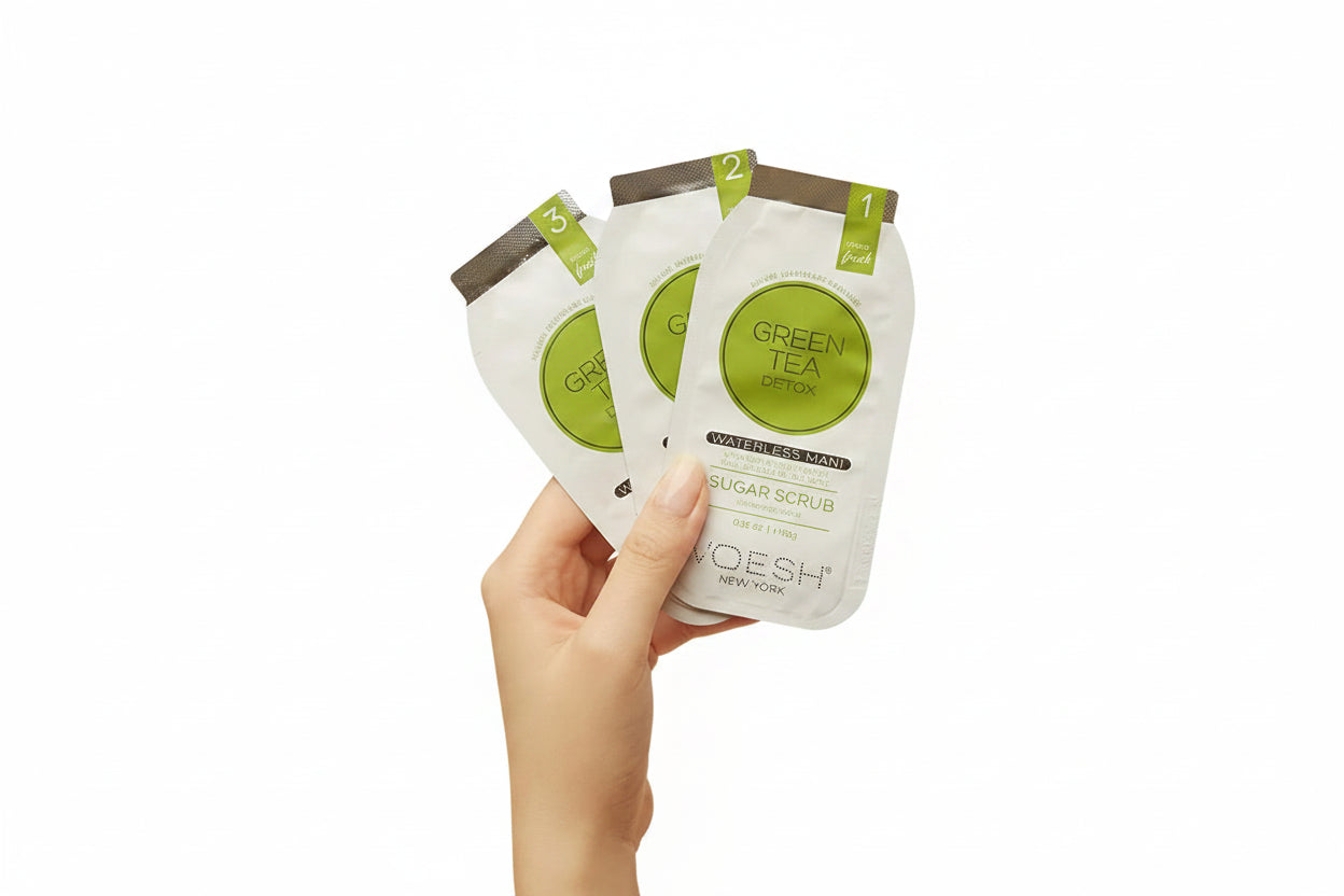 VOESH Mani In A Box Waterless 3 Step - Green Tea 50/Box -