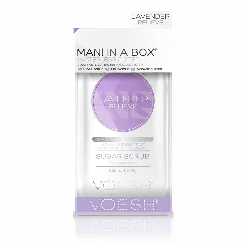 VOESH Mani In A Box Waterless 3 Step - Lavender 50/Box - Spa