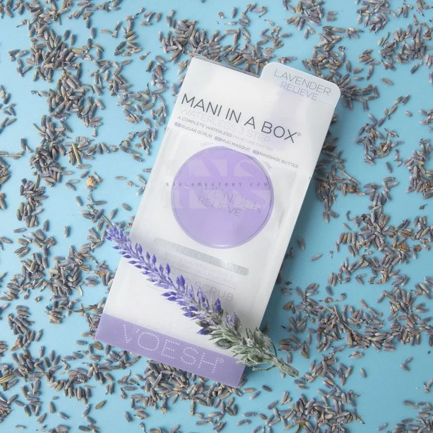 VOESH Mani In A Box Waterless 3 Step - Lavender Single - Spa