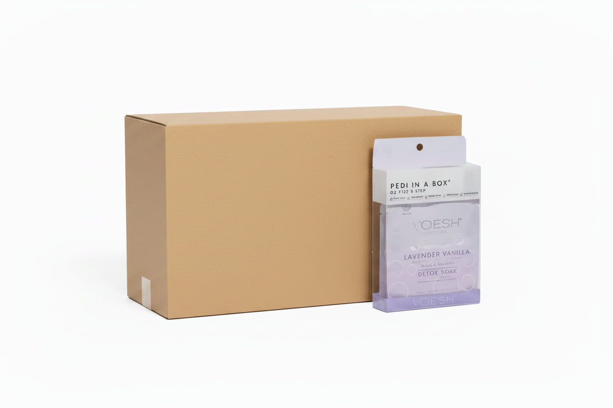 VOESH O2 Bubbly Spa 5 Step - Lavender Vanilla 50/Box - Spa