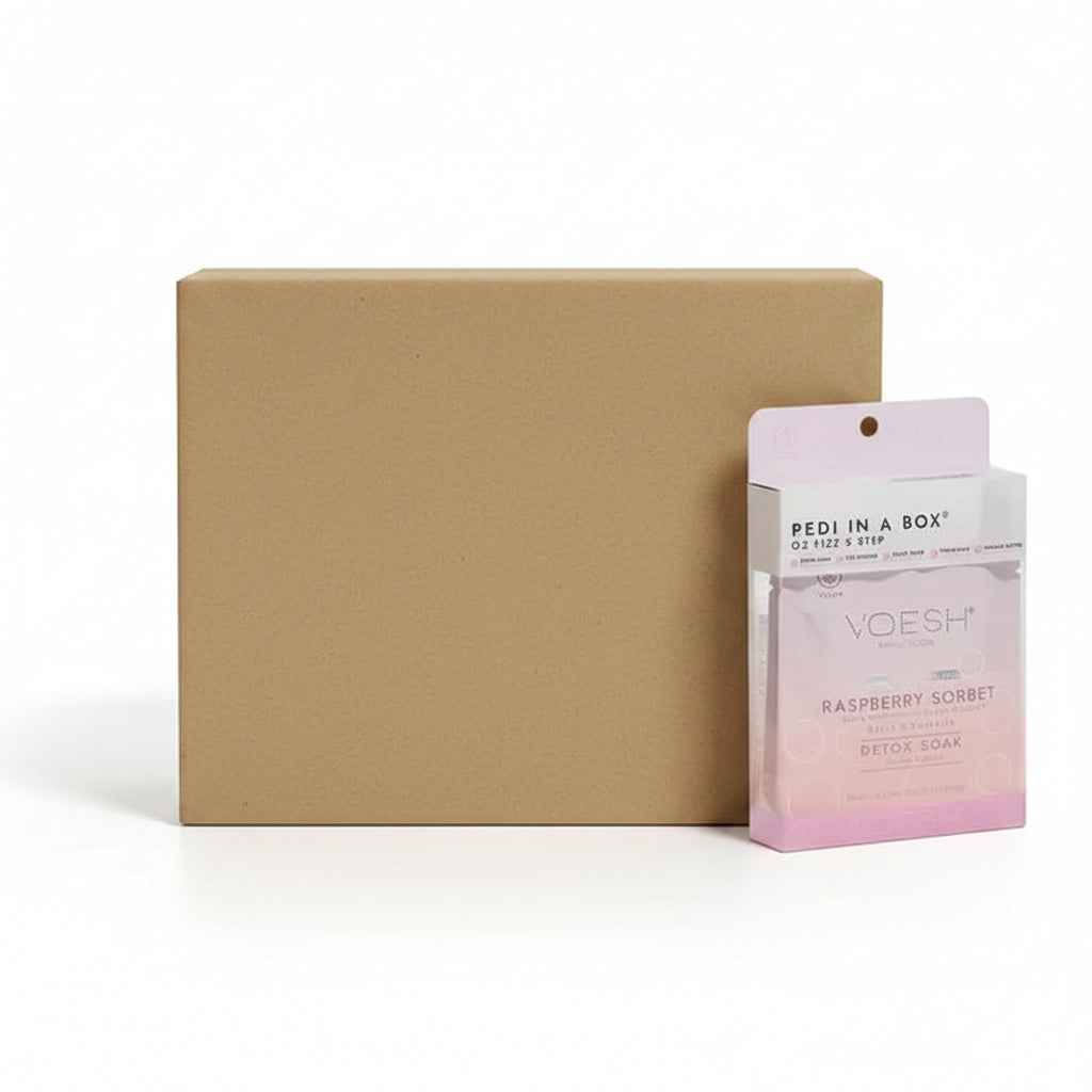 VOESH O2 Bubbly Spa 5 Step - Raspberry Sorbet 50/Box - Spa