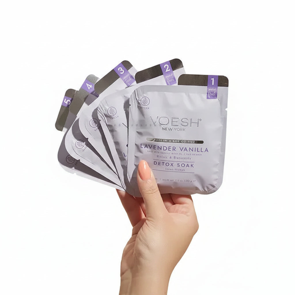 VOESH O2 Bubbly Spa 5 Step - Lavender Vanilla 50/Box