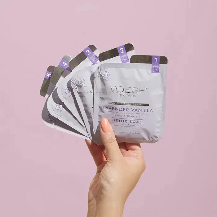 VOESH O2 Bubbly Spa 5 Step - Lavender Vanilla 50/Box