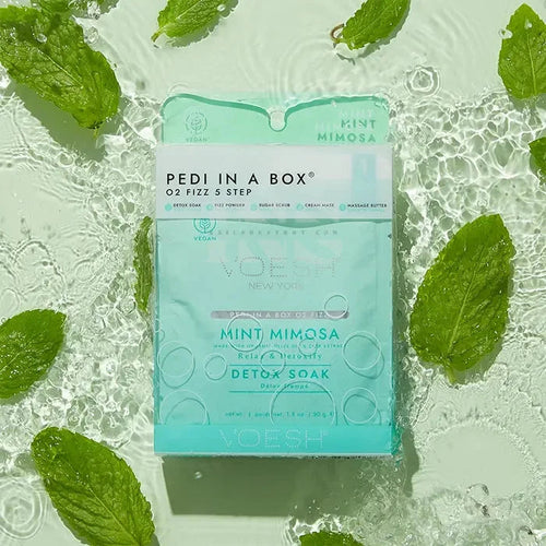 VOESH O2 Bubbly Spa 5 Step - Mint Mimosa 50/Box