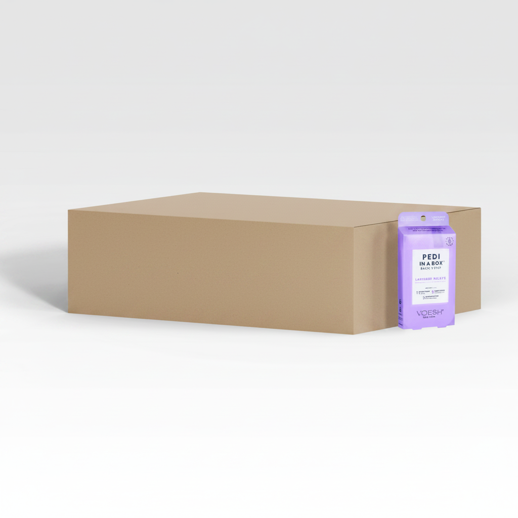Voesh pedi in a box 3 step - 100/box - lavender relieve