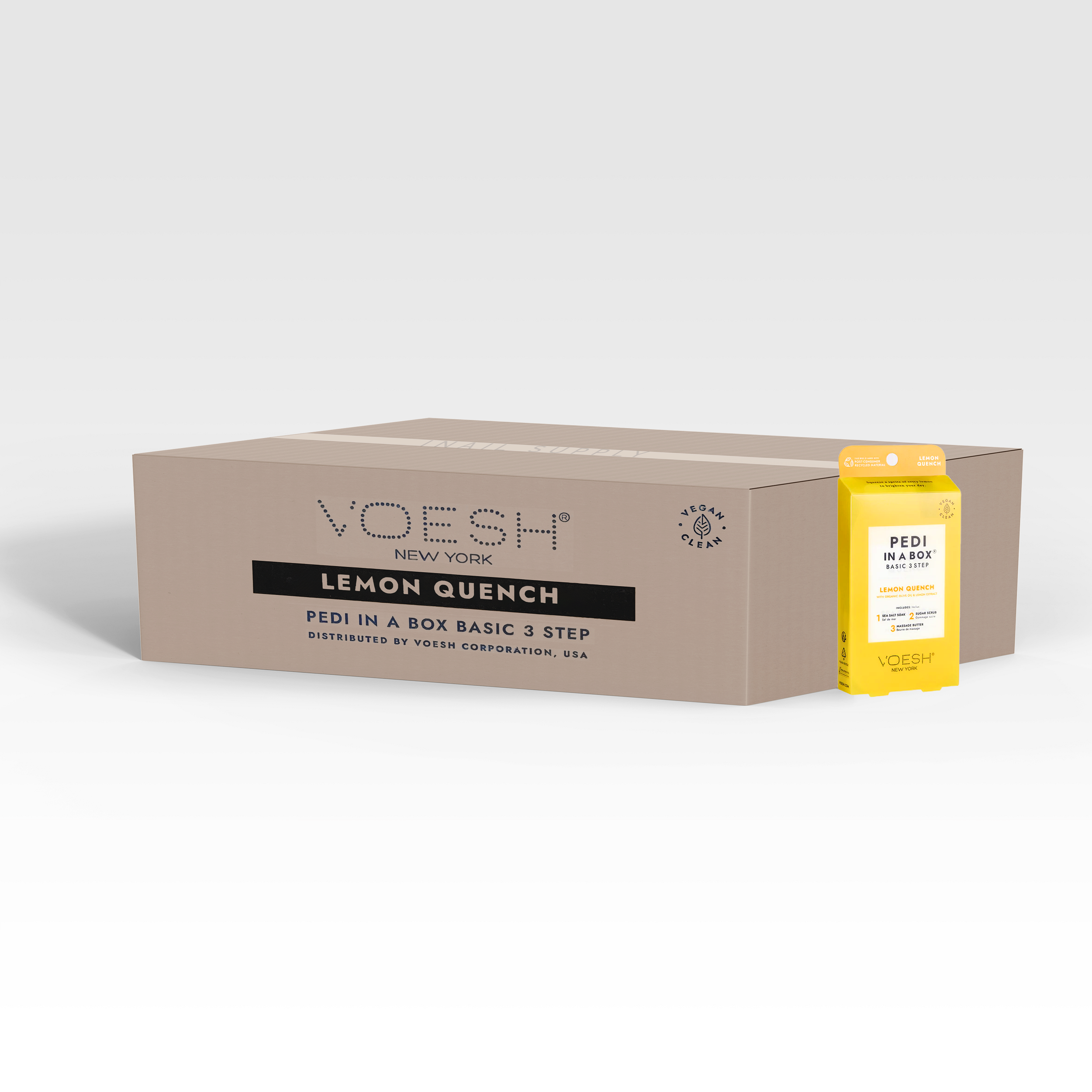 Voesh pedi in a box 3 step - 100/box - lemon quench - spa