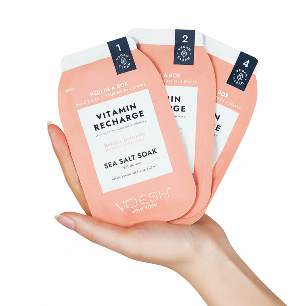 Voesh pedi in a box 3 step - 100/box - spa treatment