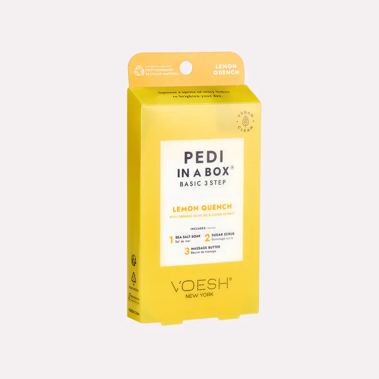 Voesh pedi in a box 3 step - single - lemon quench - spa