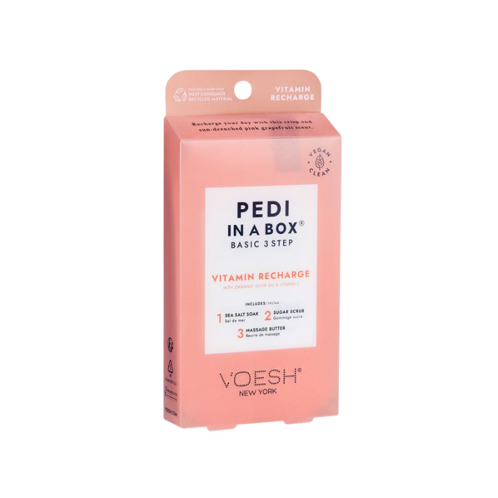 Voesh pedi in a box 3 step - single - vitamin - spa