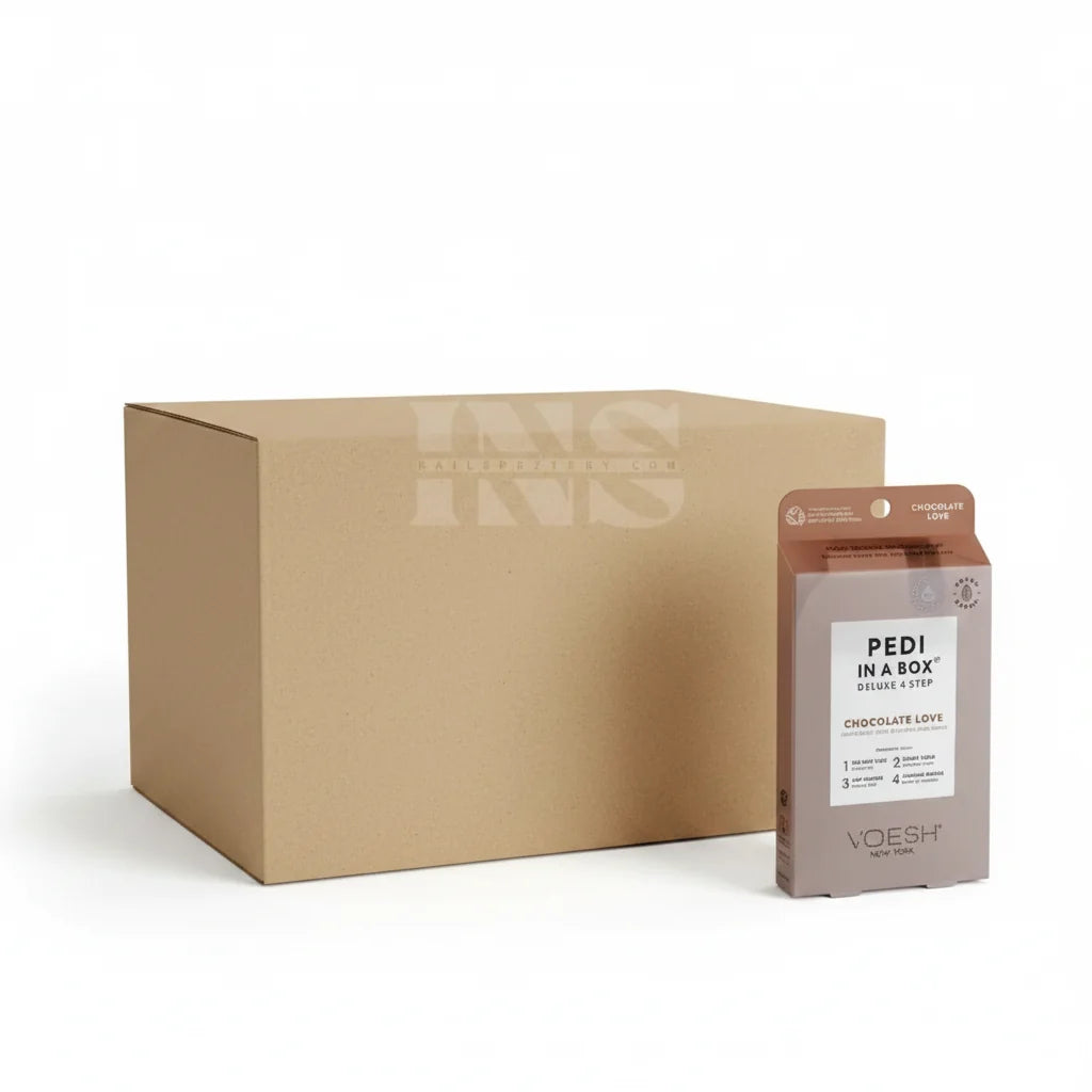 VOESH Pedi In A Box 4 Step - Chocolate Love 50/Box - Pedi
