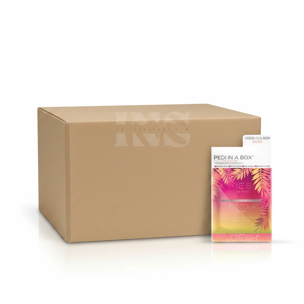 VOESH Pedi In A Box 4 Step - Coco Colada Oasis 50/Box - Pedi