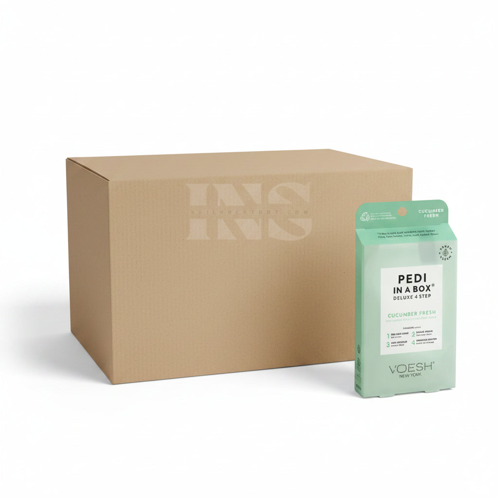 VOESH Pedi In A Box 4 Step - Cucumber Fresh 50/Box - Pedi