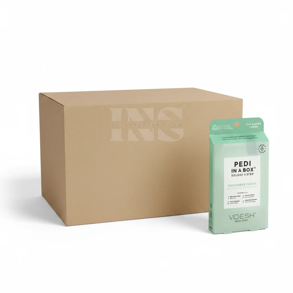 VOESH Pedi In A Box 4 Step - Cucumber Fresh 50/Box - Pedi