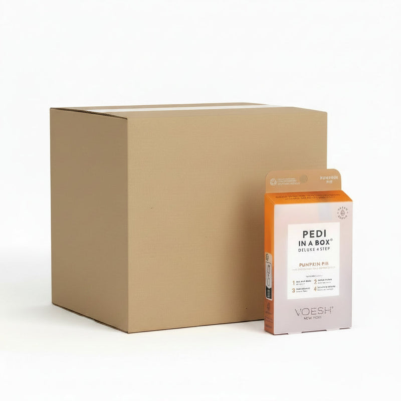 Voesh pedi in a box 4 step - 50/box - pumpkin pie *limited*