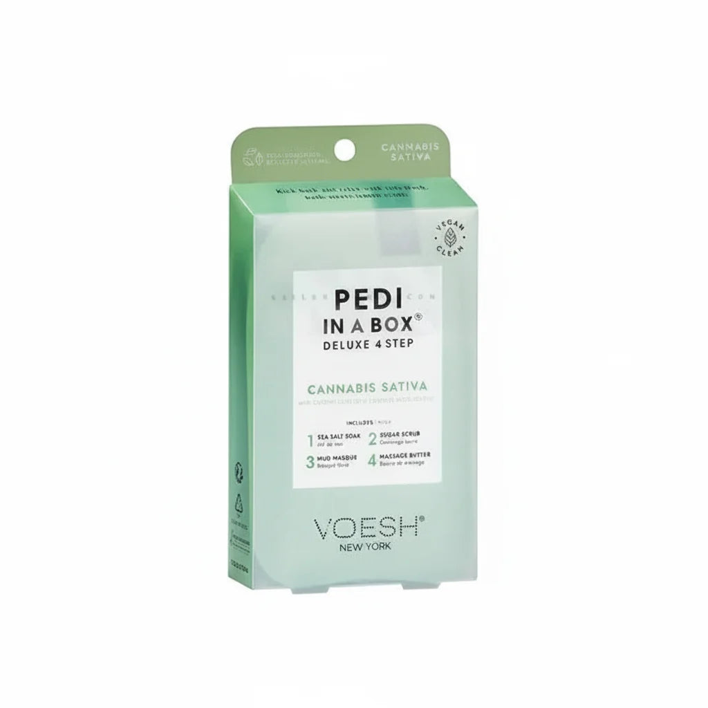 VOESH Pedi In A Box 4 Step - Hemp Extract Calm Seed Oil
