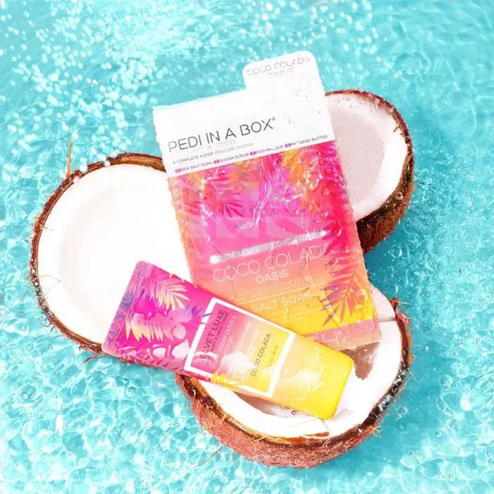 VOESH Pedi In A Box 4 Step - Coco Colada Oasis 50/Box
